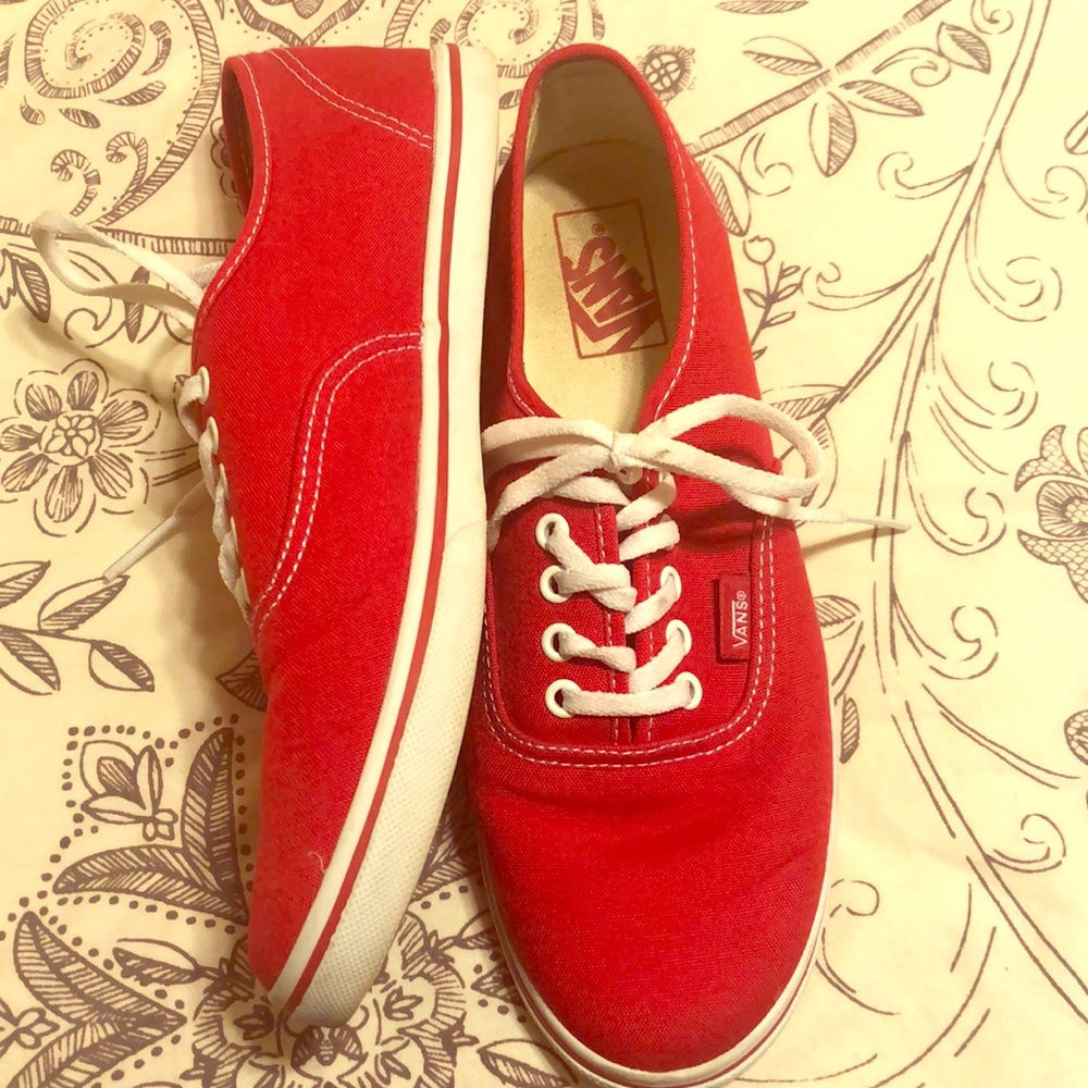 Red Vans Sneakers